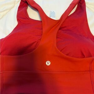 lululemon athletica Fiery Red Sports Bra